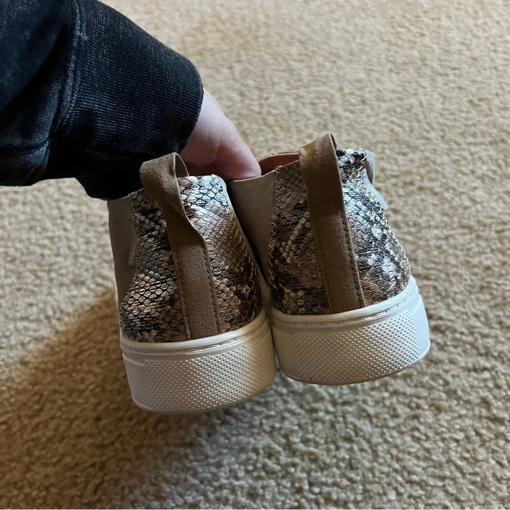 Hey Dude Snake Print Slip-On Sneakers - Picture 4 of 5